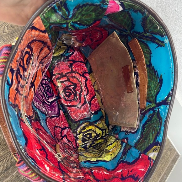 Consuela Dezi Classic Tote Bag Large Rare Colorway Cactus Floral - Picture 6 of 16